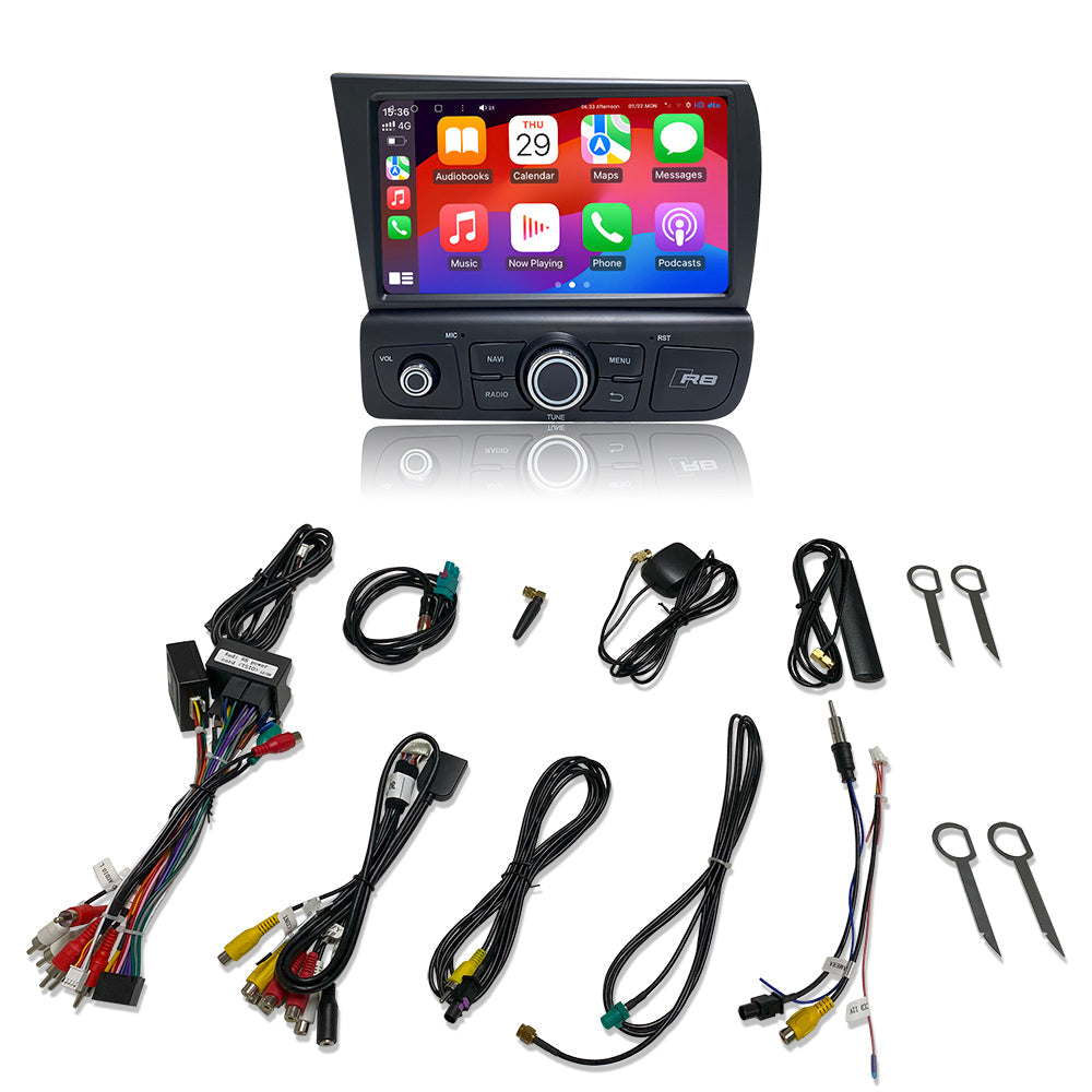 ACAR Touchscreen Upgrade for Audi R8 V8 V10 Gen1 2007-2015 New Android 13 Head Unit with CarPlay