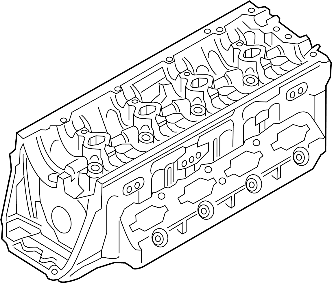 Bayern Motor Werks Audi OEM 07K103064C 2.5L 5-Cylinder Head Assembly Complete with Camshafts for Audi RS3 TT RS