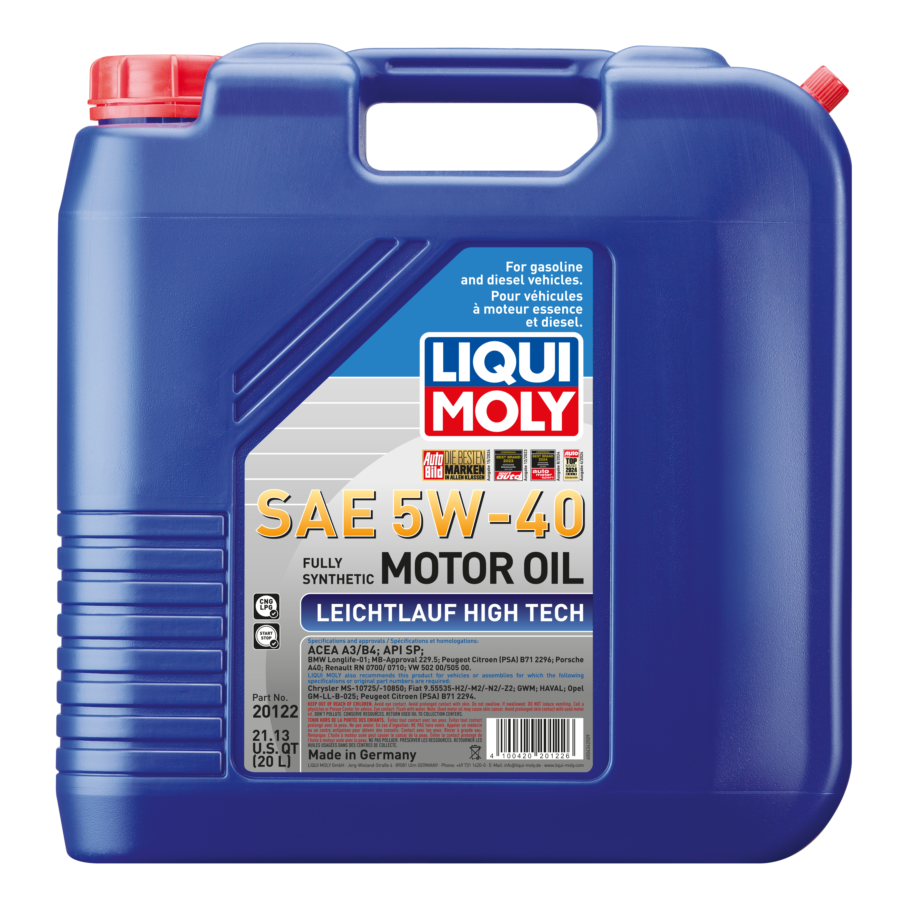 Lubricants Engine & Drivetrain Gear Oils by Liquid Moly of Germany