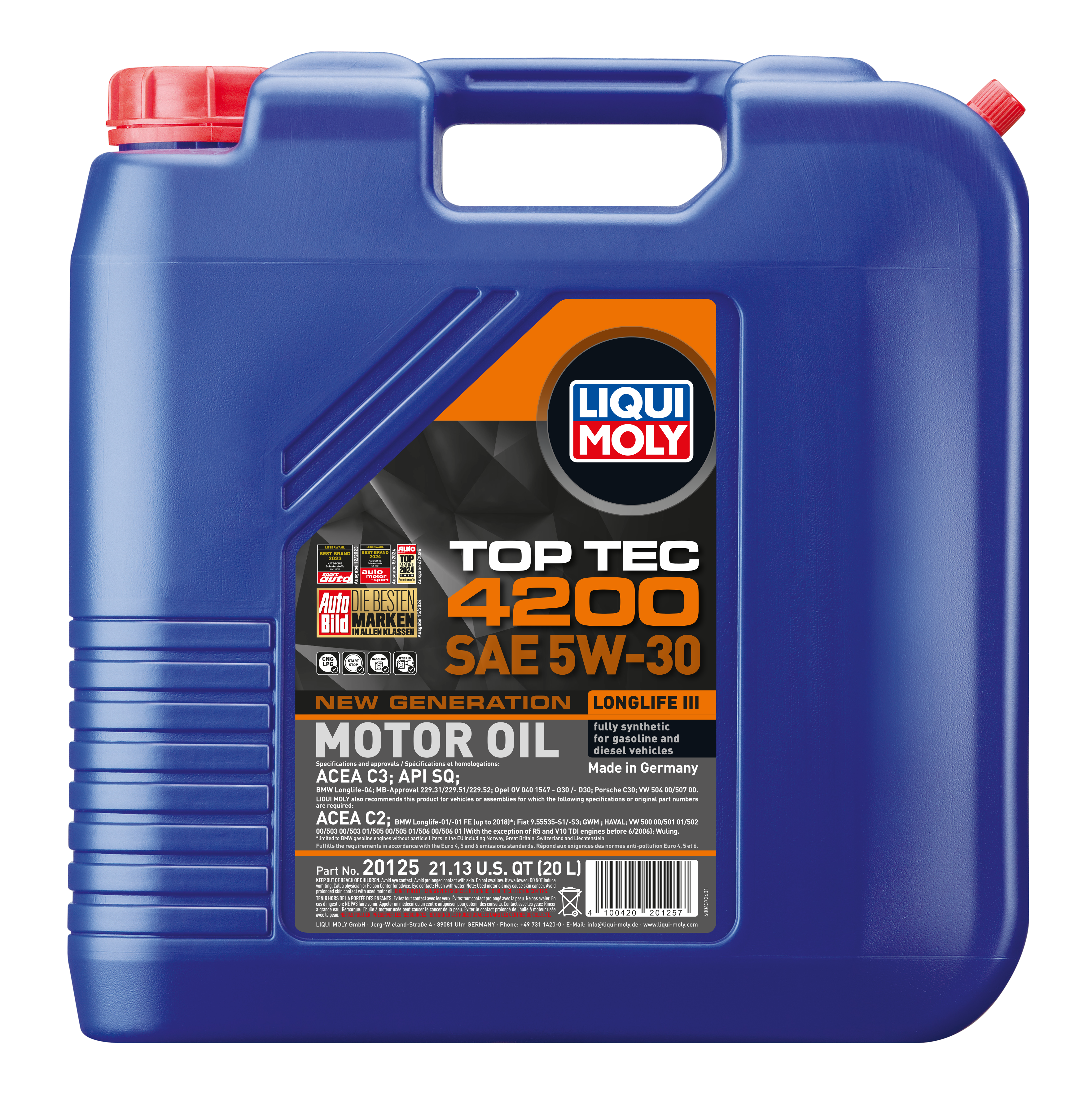 Lubricants Engine & Drivetrain Gear Oils by Liquid Moly of Germany