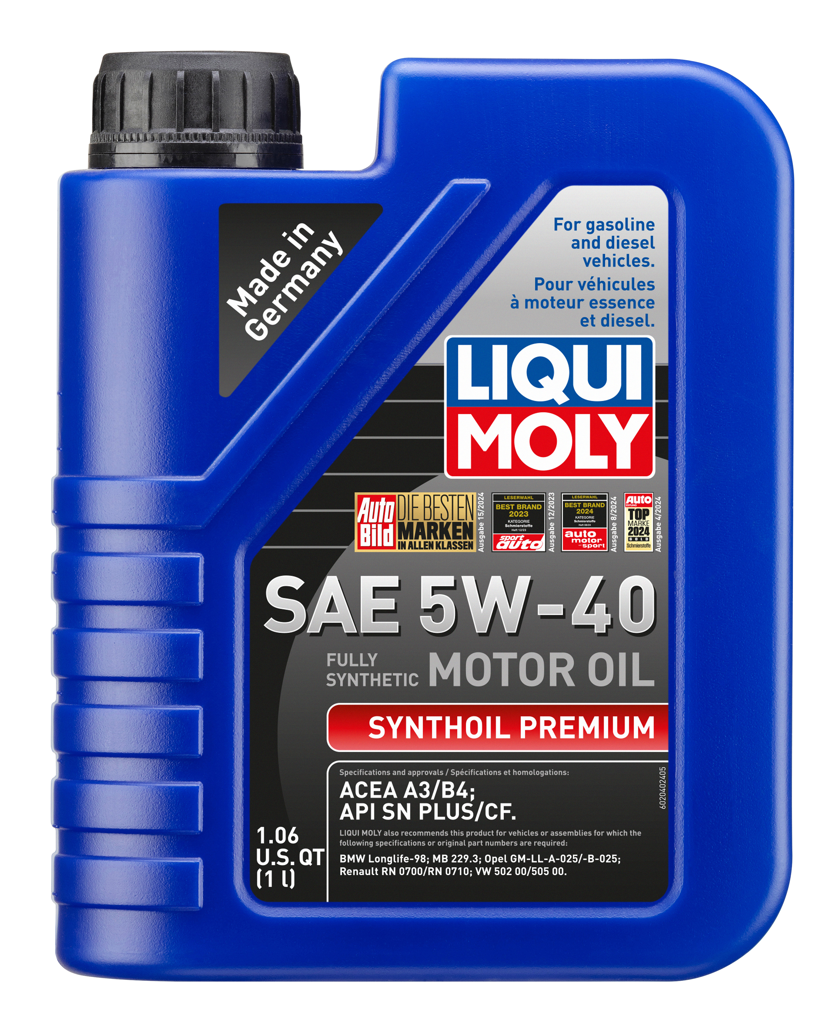 Lubricants Engine & Drivetrain Gear Oils by Liquid Moly of Germany