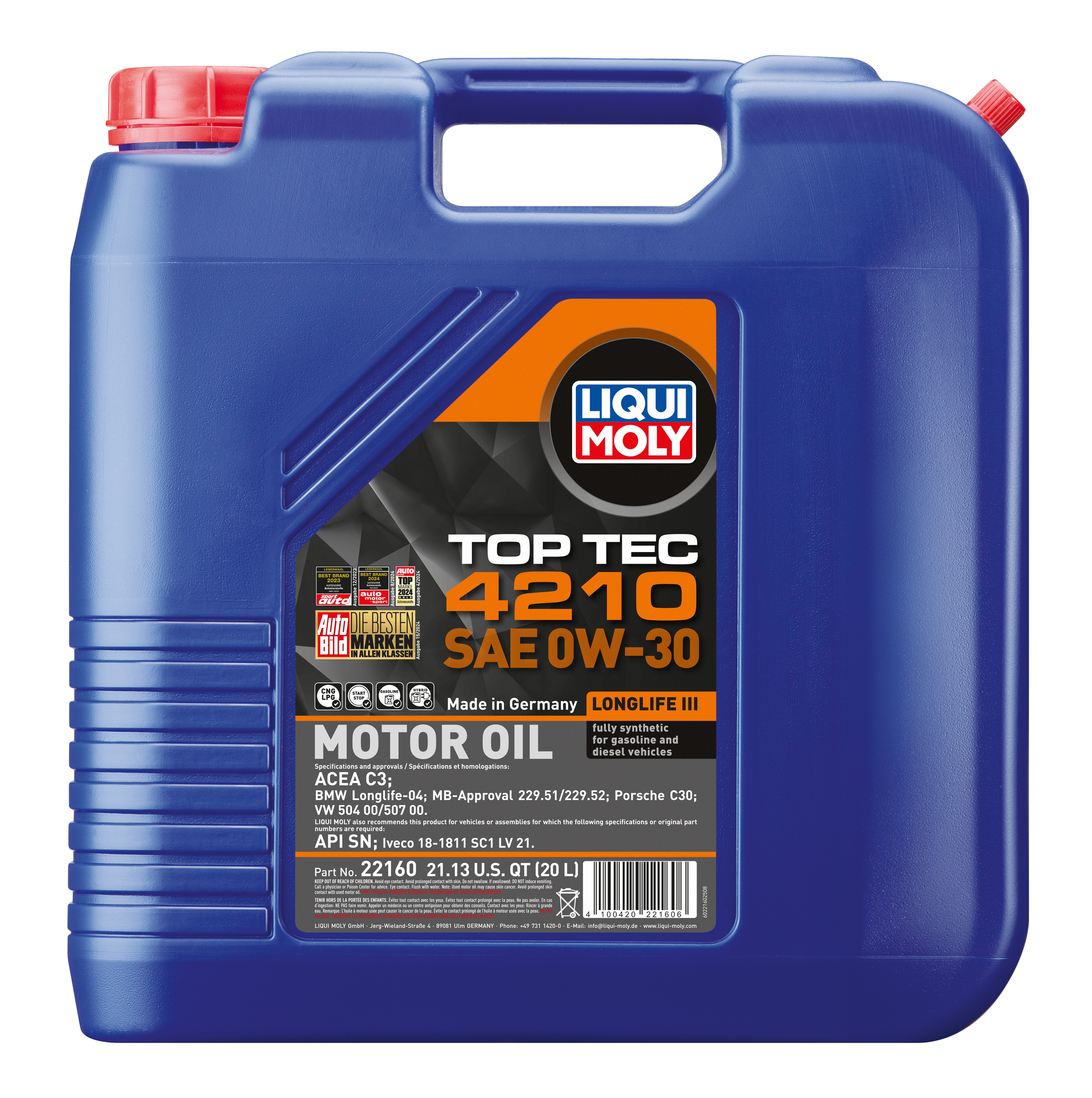 Lubricants Engine & Drivetrain Gear Oils by Liquid Moly of Germany