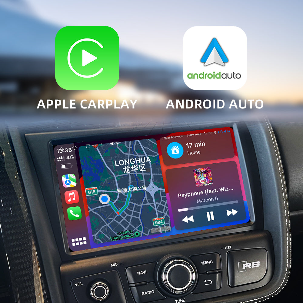 ACAR Touchscreen Upgrade for Audi R8 V8 V10 Gen1 2007-2015 New Android 13 Head Unit with CarPlay