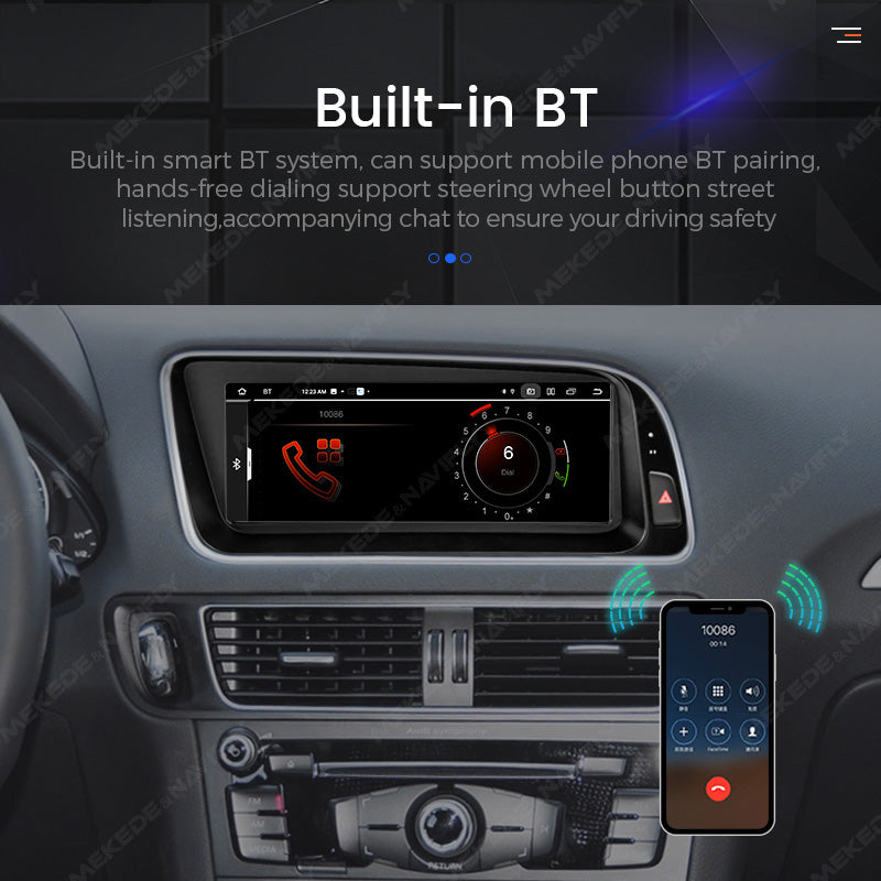 MNX 8.8" Touchscreen Upgrade for Audi Q5 2009-2017 with Android/CarPlay Multimedia