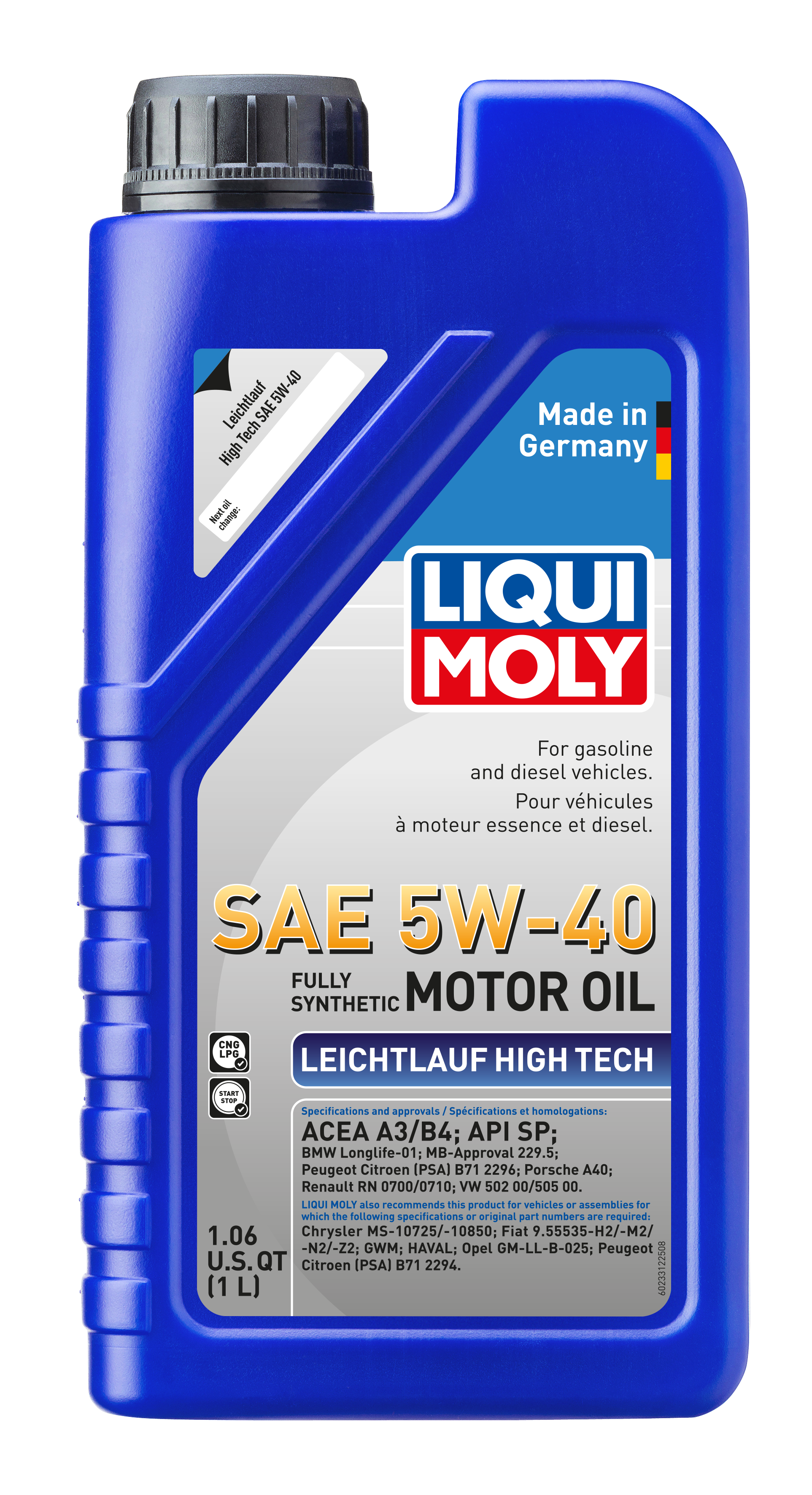 Lubricants Engine & Drivetrain Gear Oils by Liquid Moly of Germany