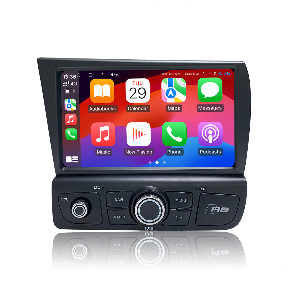 ACAR Touchscreen Upgrade for Audi R8 V8 V10 Gen1 2007-2015 New Android 13 Head Unit with CarPlay