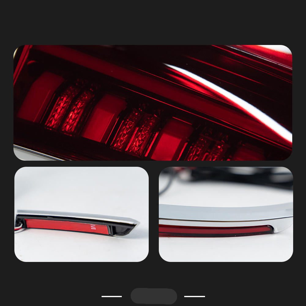 Upgrade Dynamic LED Animation Taillight fits Audi A6 S6 C7 2012-2015 Dynamic Animation Signal Rear Stop Brake Reverse