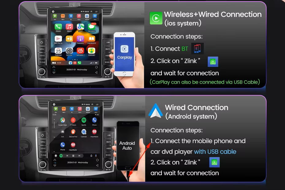 Audi TT 2006-2014 OEM Upgrade CarPlay Android Touchscreen