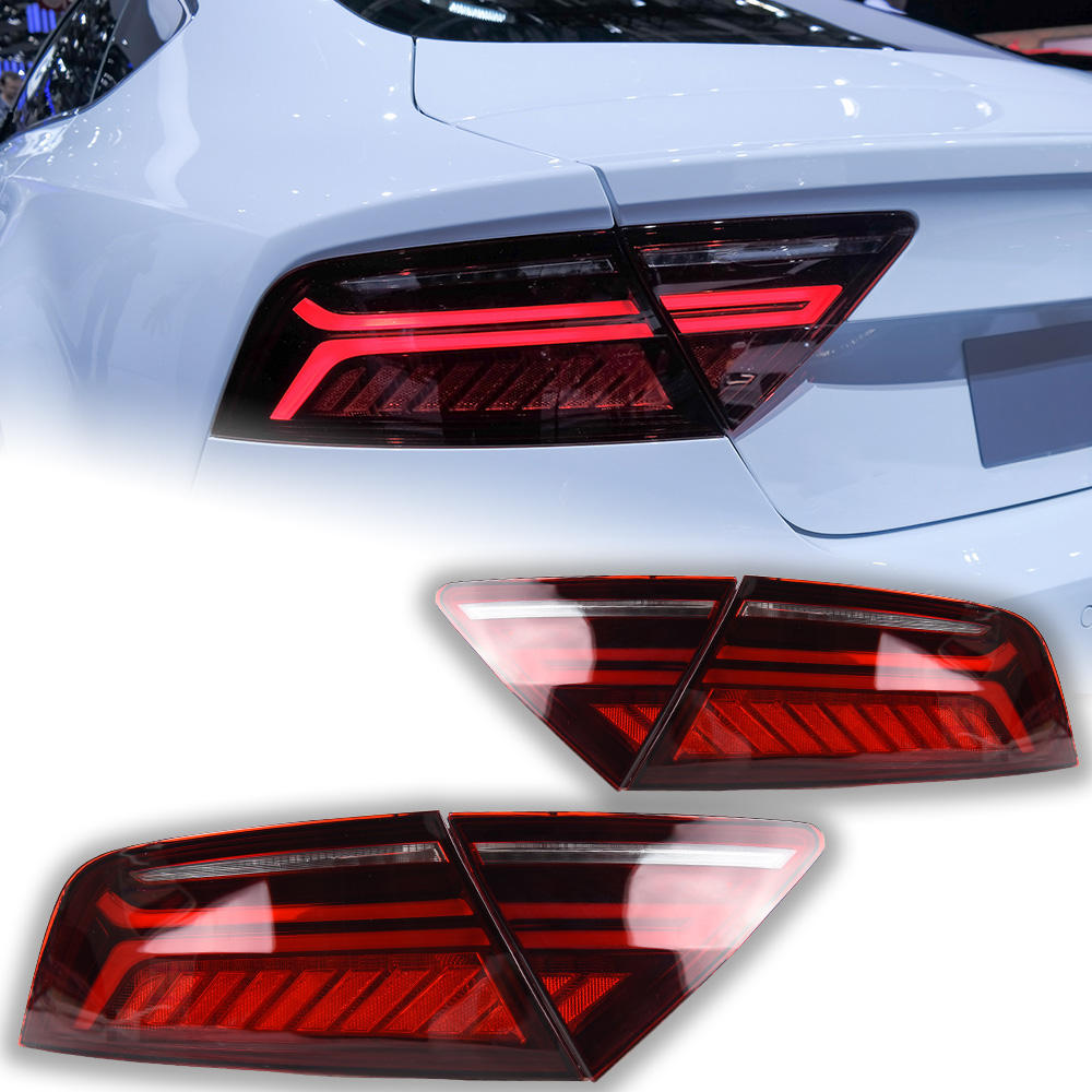 RS7 Style LED Taillamp Dynamic Signal Taillight with Animation fits Audi A7 S7 2011-2018