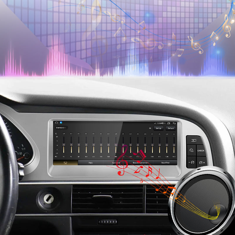 Upgrade Multimedia 8.8" Touchscreen compatible with Audi A6 C6 2005-2011 with 8-Core Android14 Wireless CarPlay GPS & Navigation
