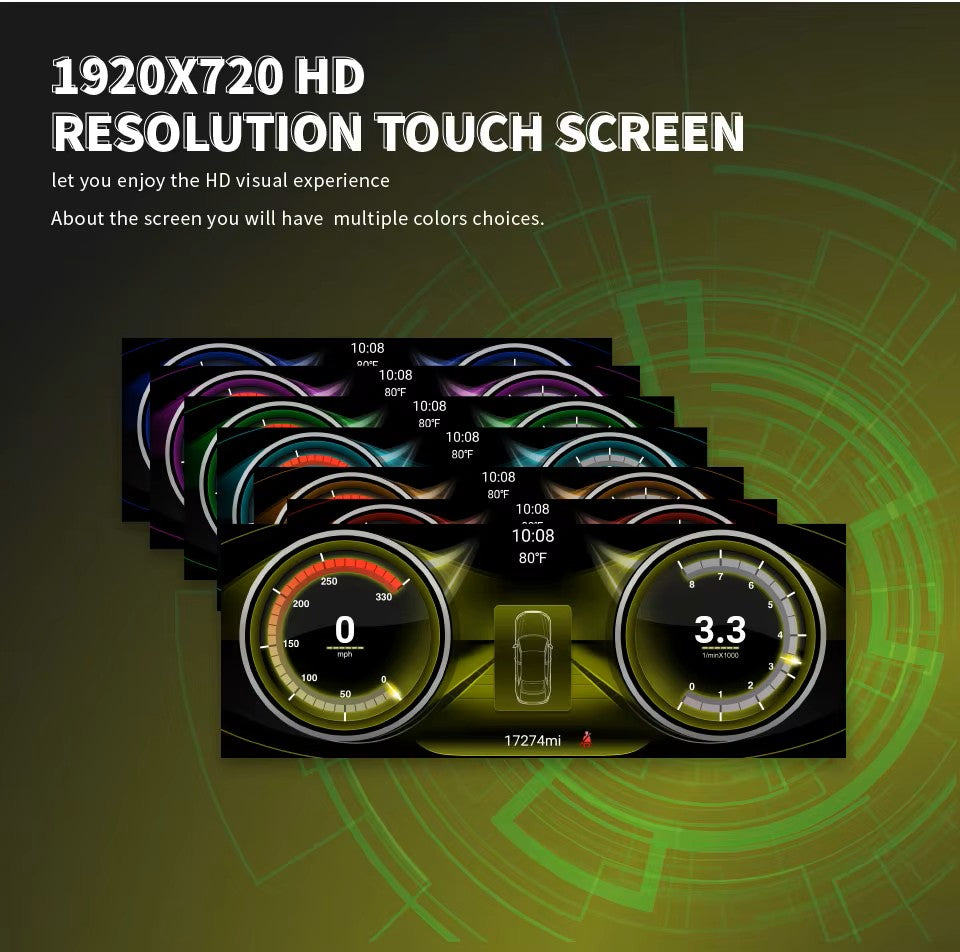 Premium Upgrade 8.8" Touchscreen for Audi A6 A7 C7 C7.5 2012-2018 OEM RMC HNR MHI Featuring Android 14 Wifi 4G Multimedia