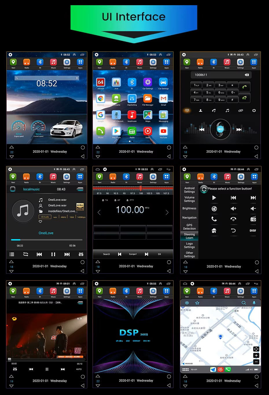 Audi TT 2006-2014 OEM Upgrade CarPlay Android Touchscreen