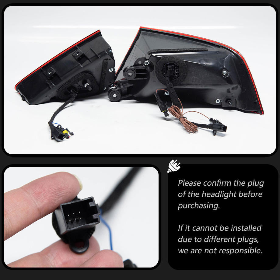 RS7 Style LED Taillamp Dynamic Signal Taillight with Animation fits Audi A7 S7 2011-2018