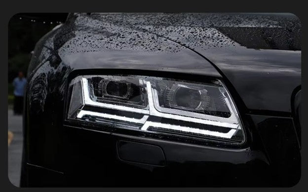 Upgrade A6 S6 C6 2005-2011 Dynamic LED Headlight with Sequential Turn Signals