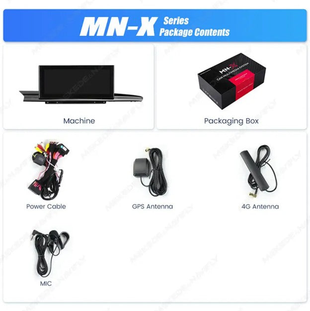 MNX 12.5" Upgrade Touchscreen for Audi A6 S6 A7 S7 C7 C7.5 2012-2018 with Android 11