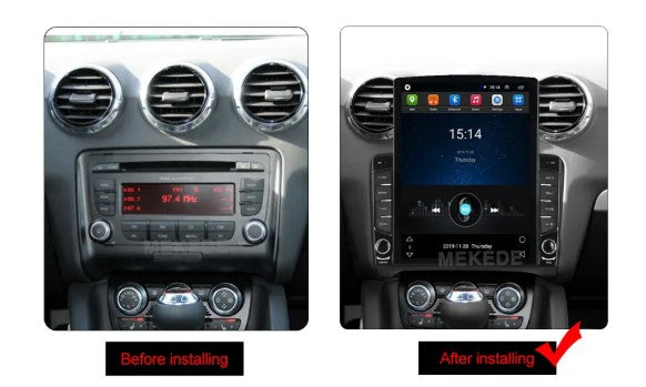 Upgrade Touchscreen for Audi A4 TT 2002-2006 featuring CarPlay Android with 2GB RAM & 32GB ROM